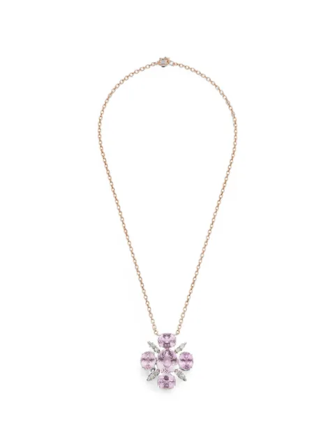 Irene Neuwirth Gemmy Gem Mosaic kunzite and diamond necklace