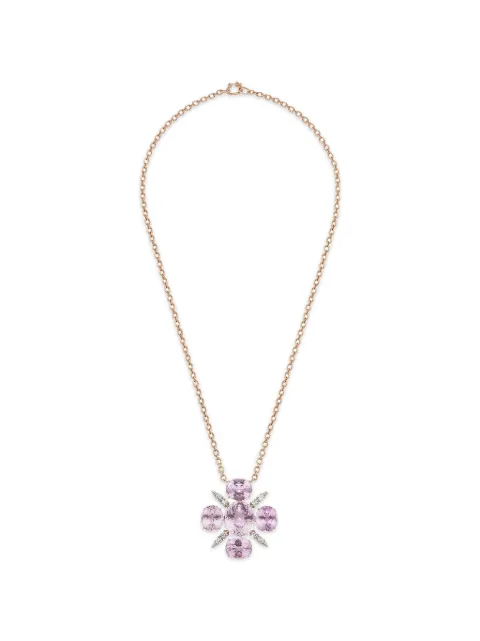 Irene Neuwirth Gemmy Gem Mosaic kunzite and diamond necklace