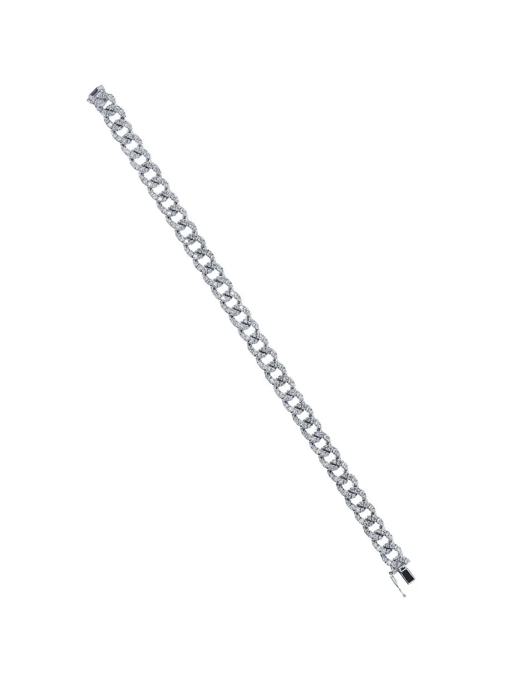 ZYDO diamond cuban-link bracelet