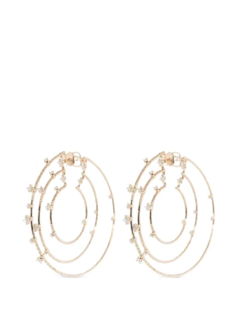 Mattia Cielo Rugiada diamond hoop earrings