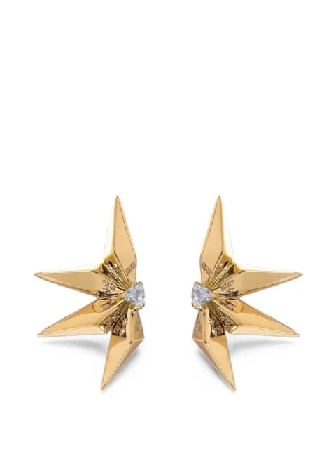 Carol Kauffmann mini Étoile Laila sapphire earrings