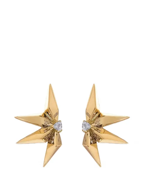 Carol Kauffmann mini Étoile Laila sapphire earrings
