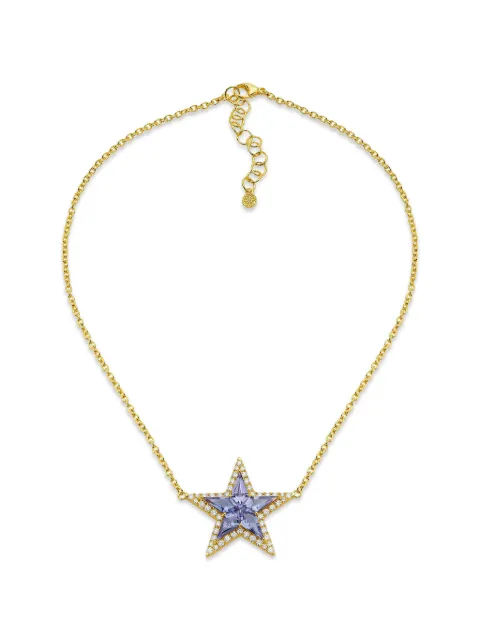BUDDHA MAMA tanzanite and diamond necklace