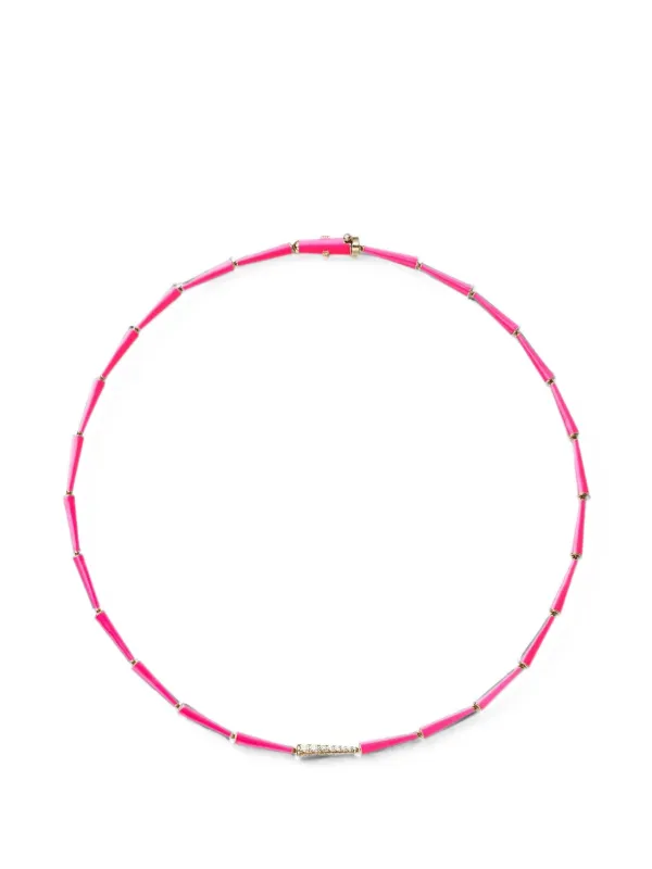 Melissa Kaye Lola Diamond Necklace in Gold
