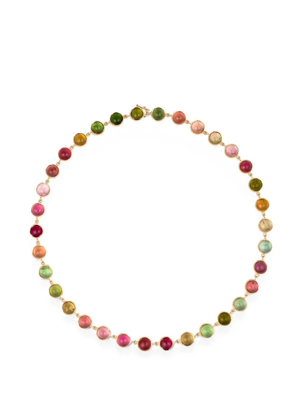 Irene Neuwirth tourmaline link necklace - Gold