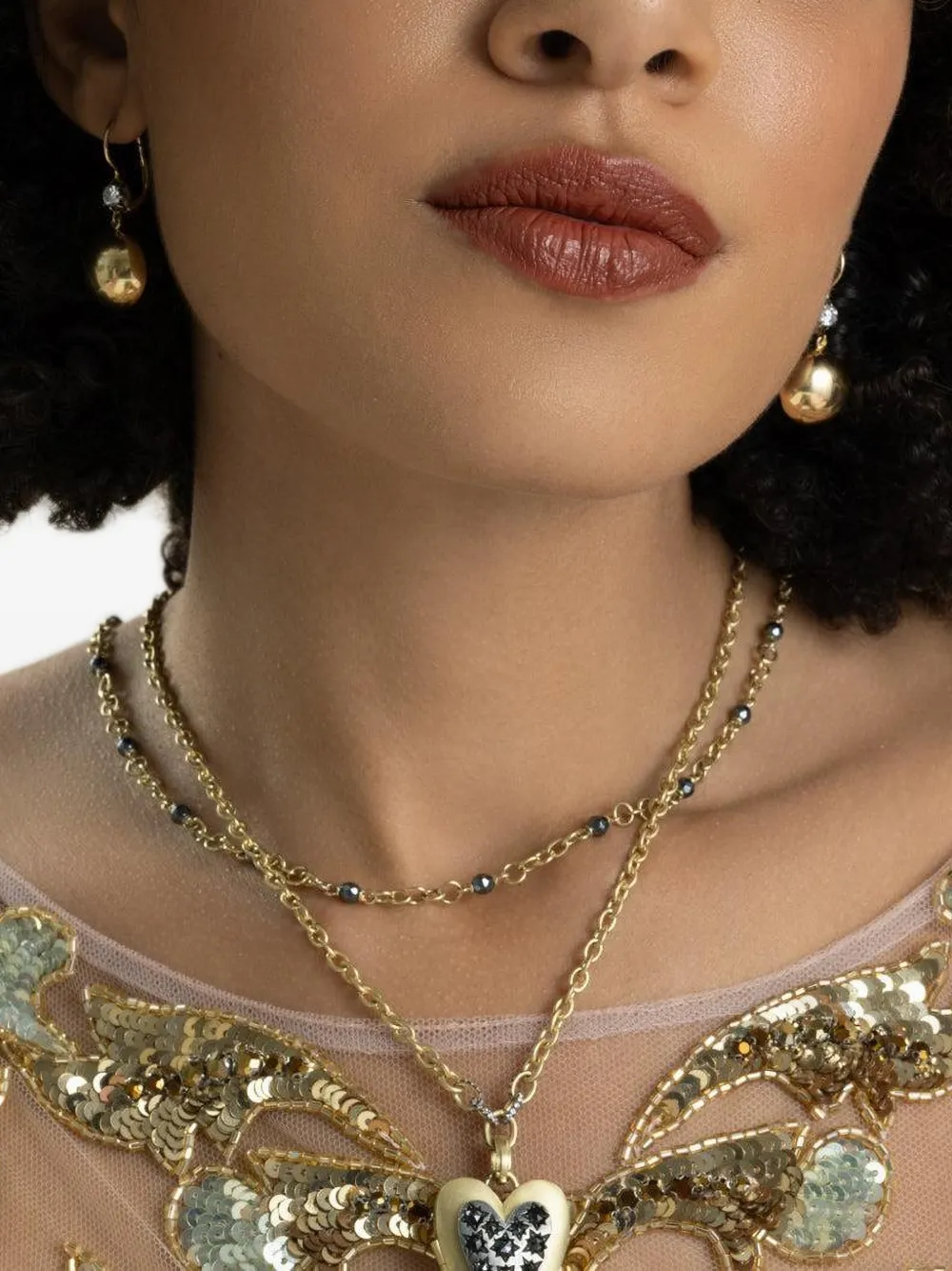 Sylva & Cie Ohrringe mit Diamanten - Gold