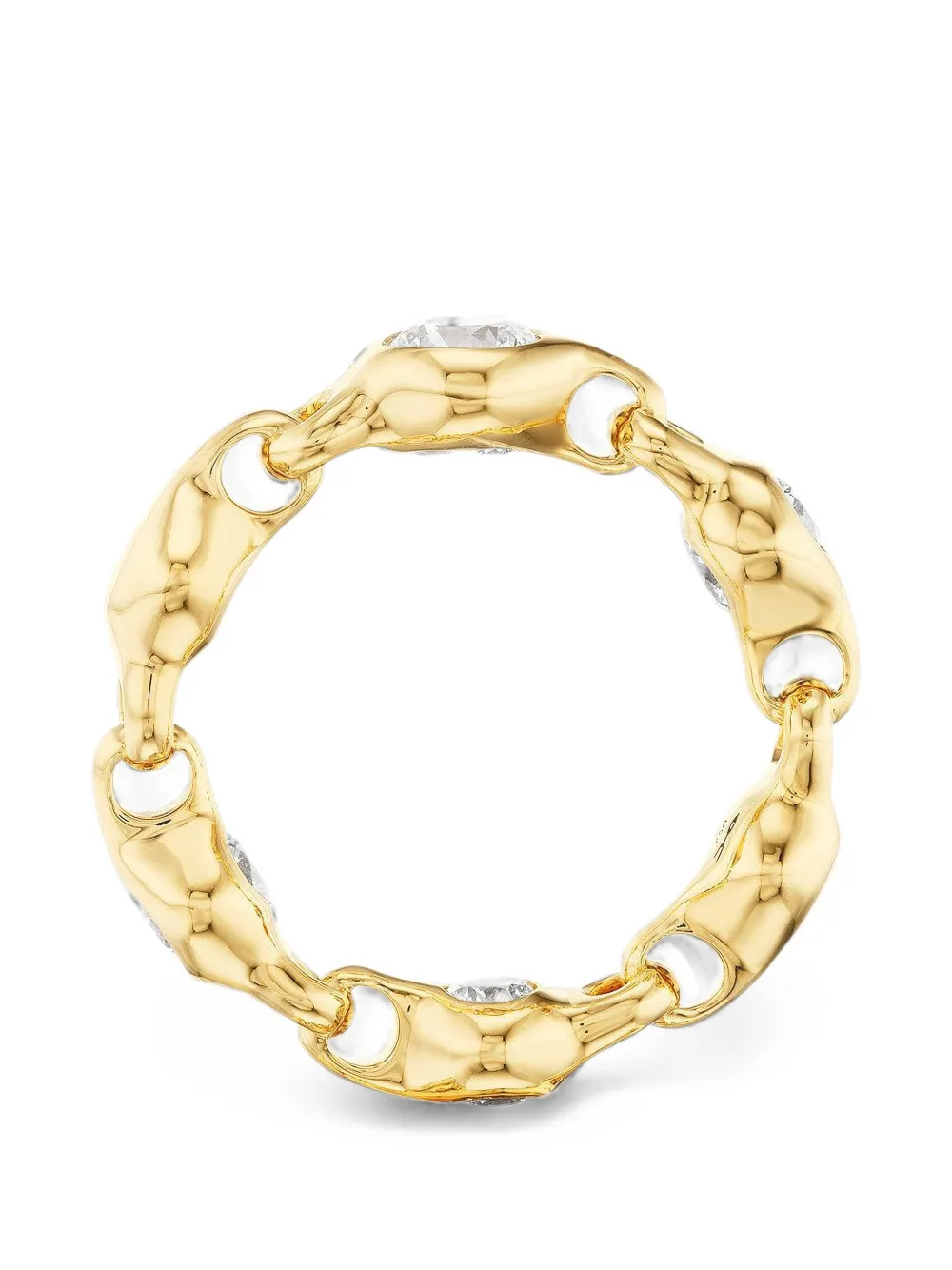 Uniform Object Supernova diamond ring - Oro
