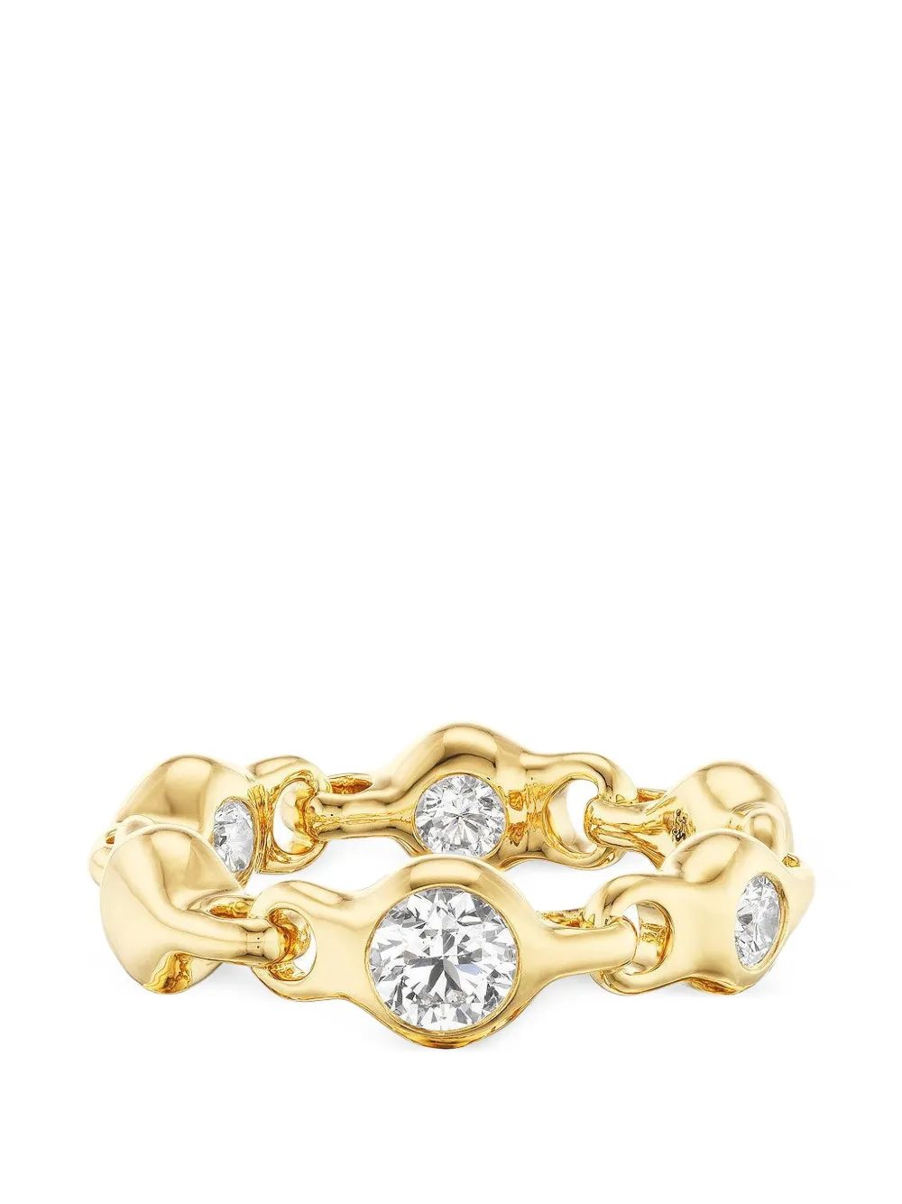 Uniform Object Supernova diamond ring - Oro