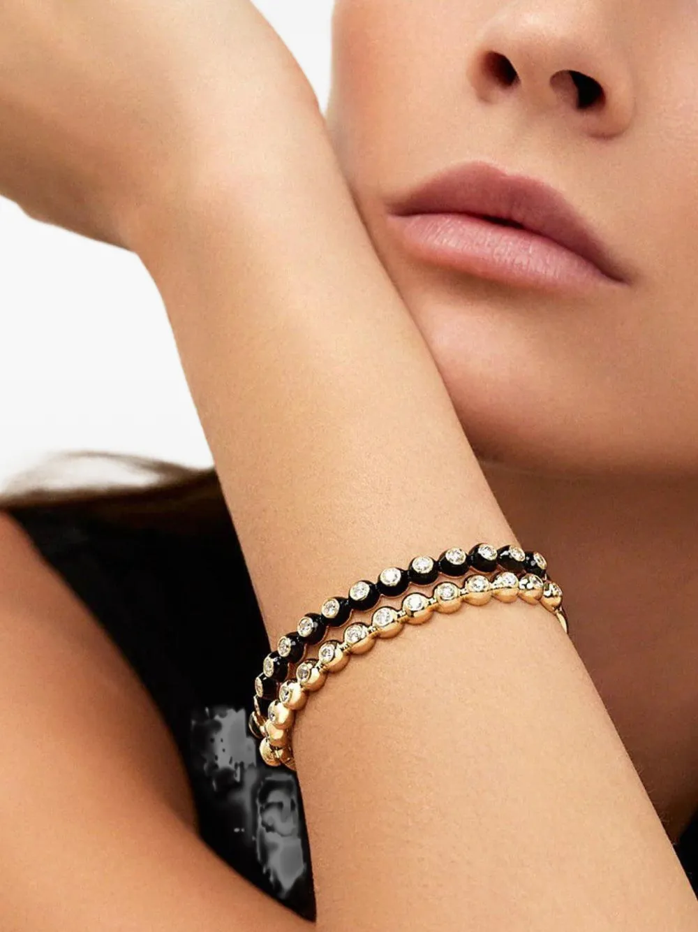 Melissa Kaye Audrey Diamond Bracelet in Gold, view 2