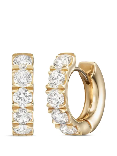 Melissa Kaye super Clara diamond hoop earrings