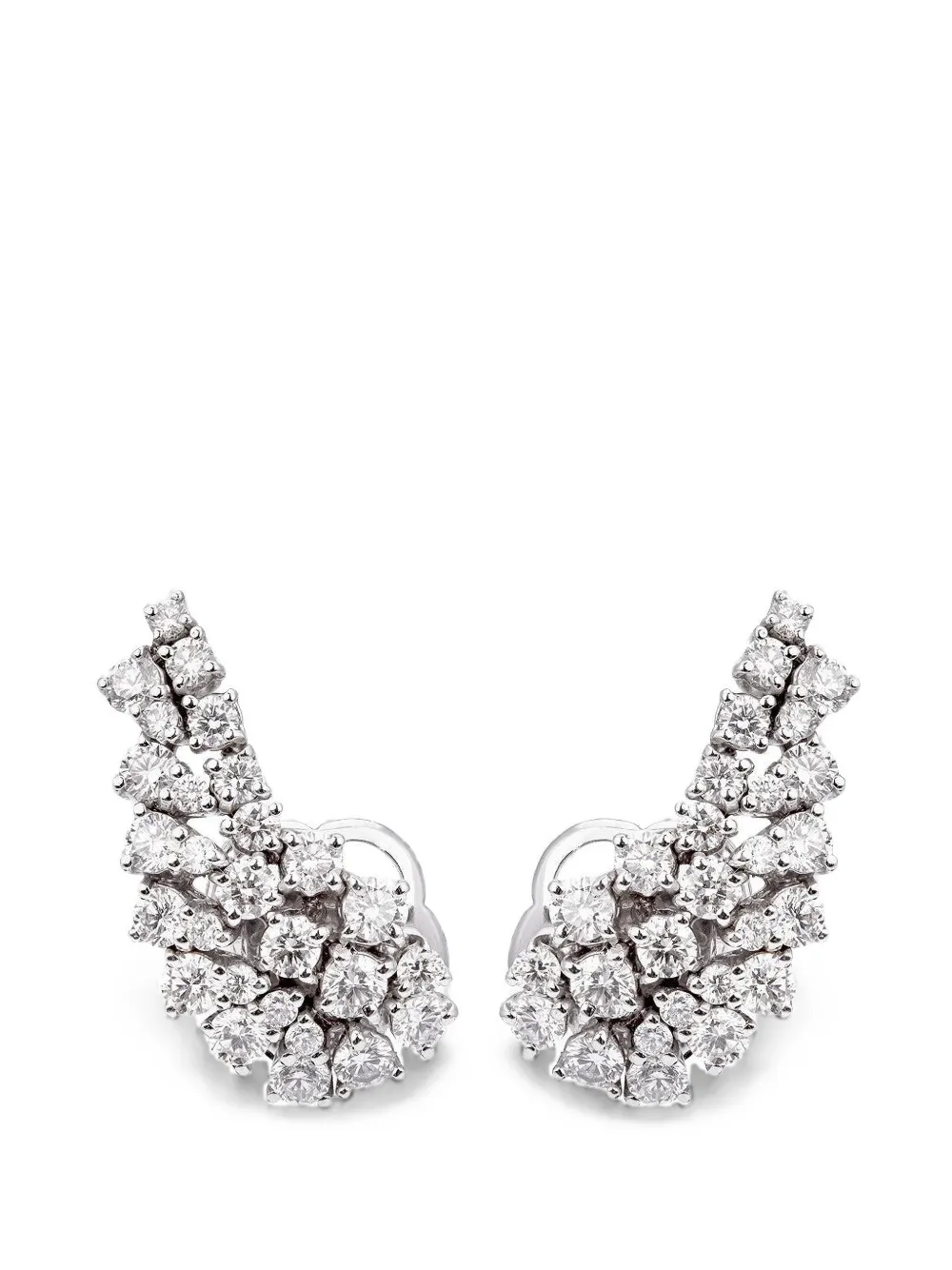 ZYDO Climber diamond earrings - Silber