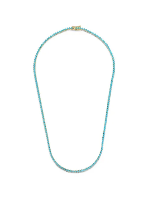 Jennifer Meyer turquoise three-prong necklace