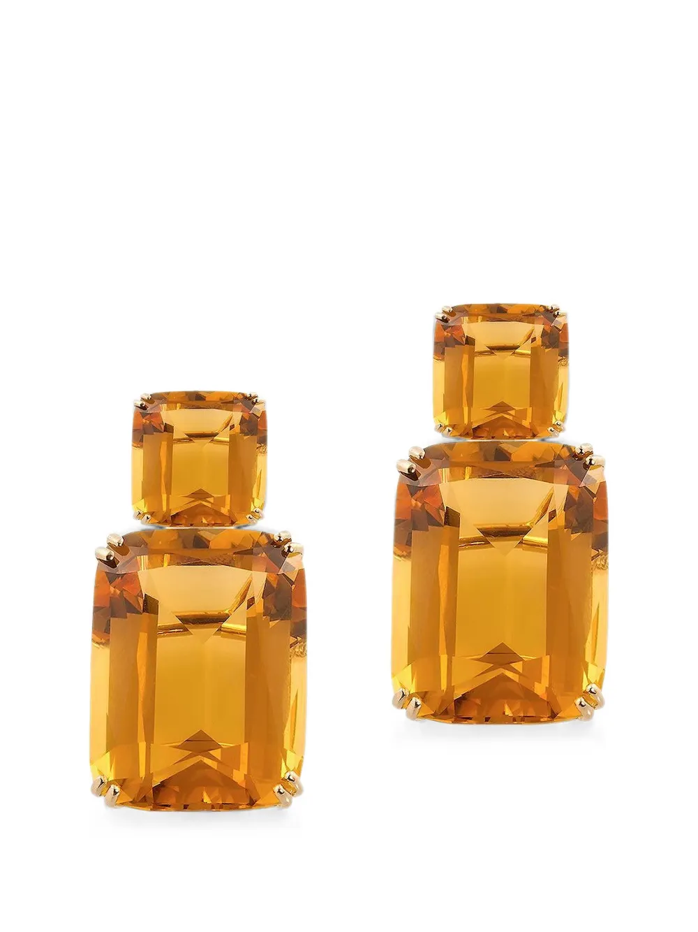 Goshwara G-One citrine earrings - Gold