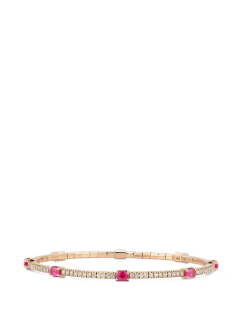Roberto Demeglio ruby and diamond stretch bracelet