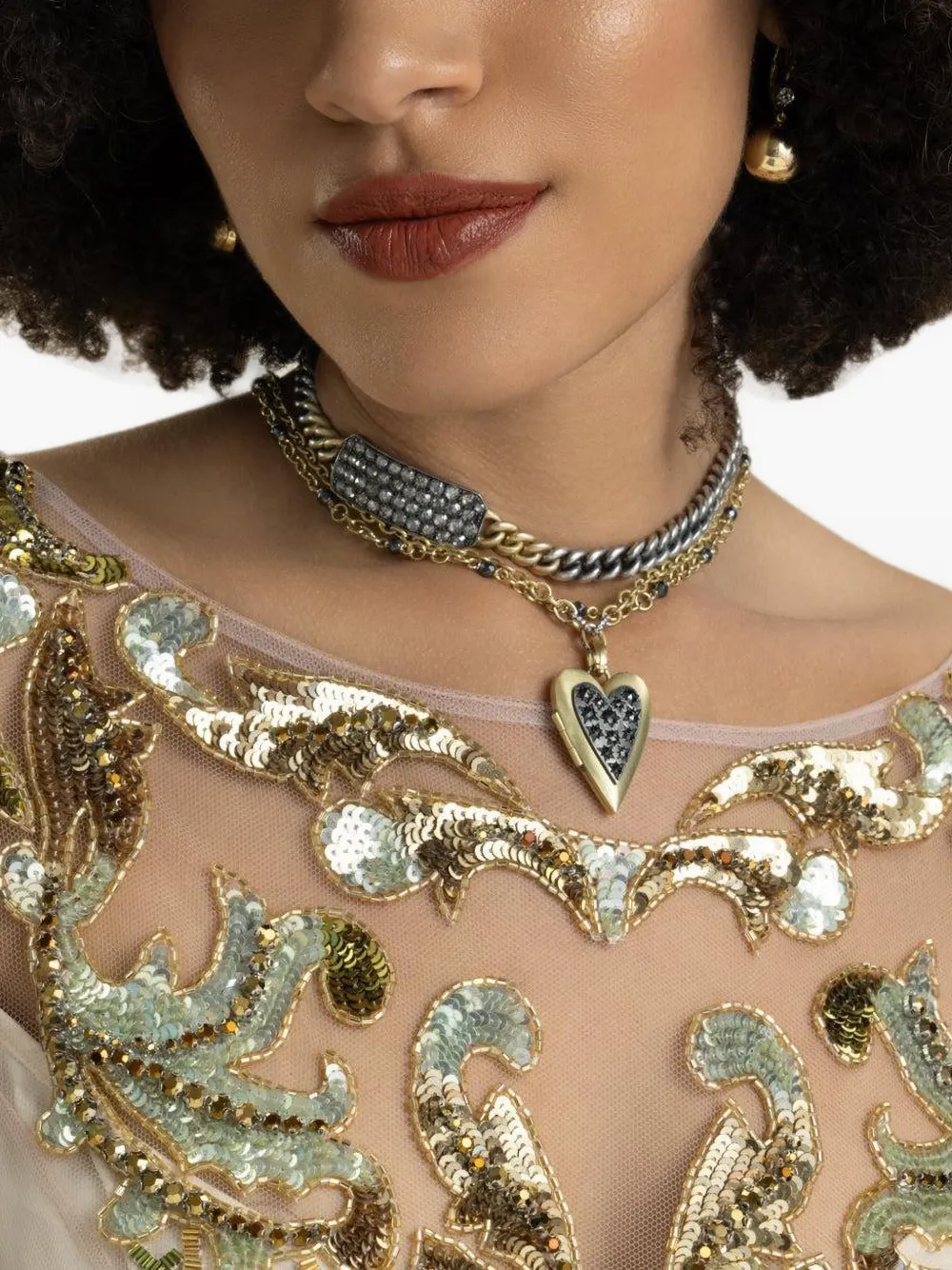 Sylva & Cie Diamond Halskette - Gold