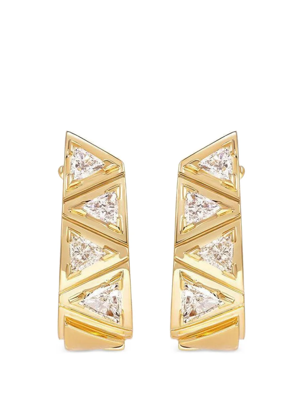 MARINA B Triangoli Danielle diamond earrings - Oro