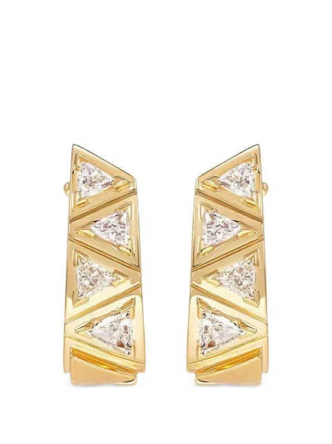MARINA B Triangoli Danielle diamond earrings