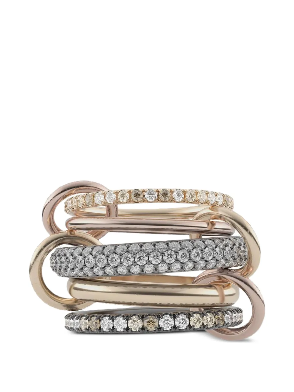 Spinelli Kilcollin Leo MX five link ring - Oro