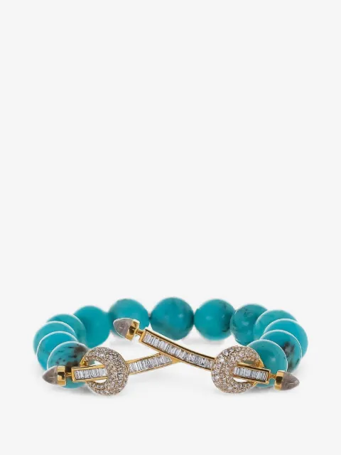 Ananya Chakra turquoise and diamond bracelet
