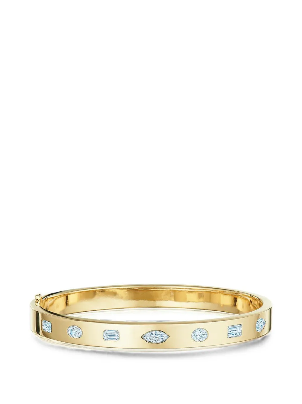 KWIAT diamond fancy shape bangle - Gold