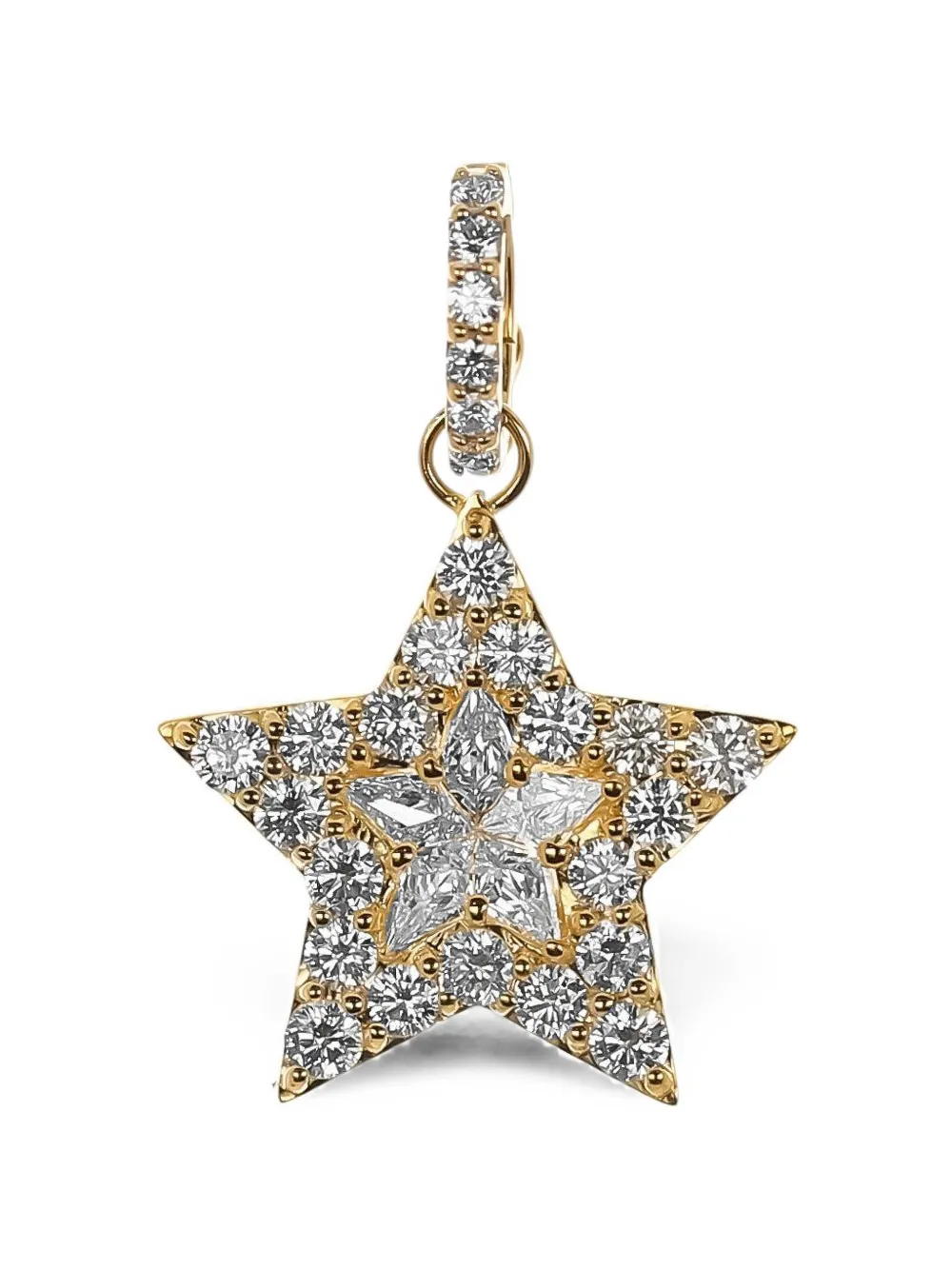 BUDDHA MAMA diamond kite star pendant - Gold