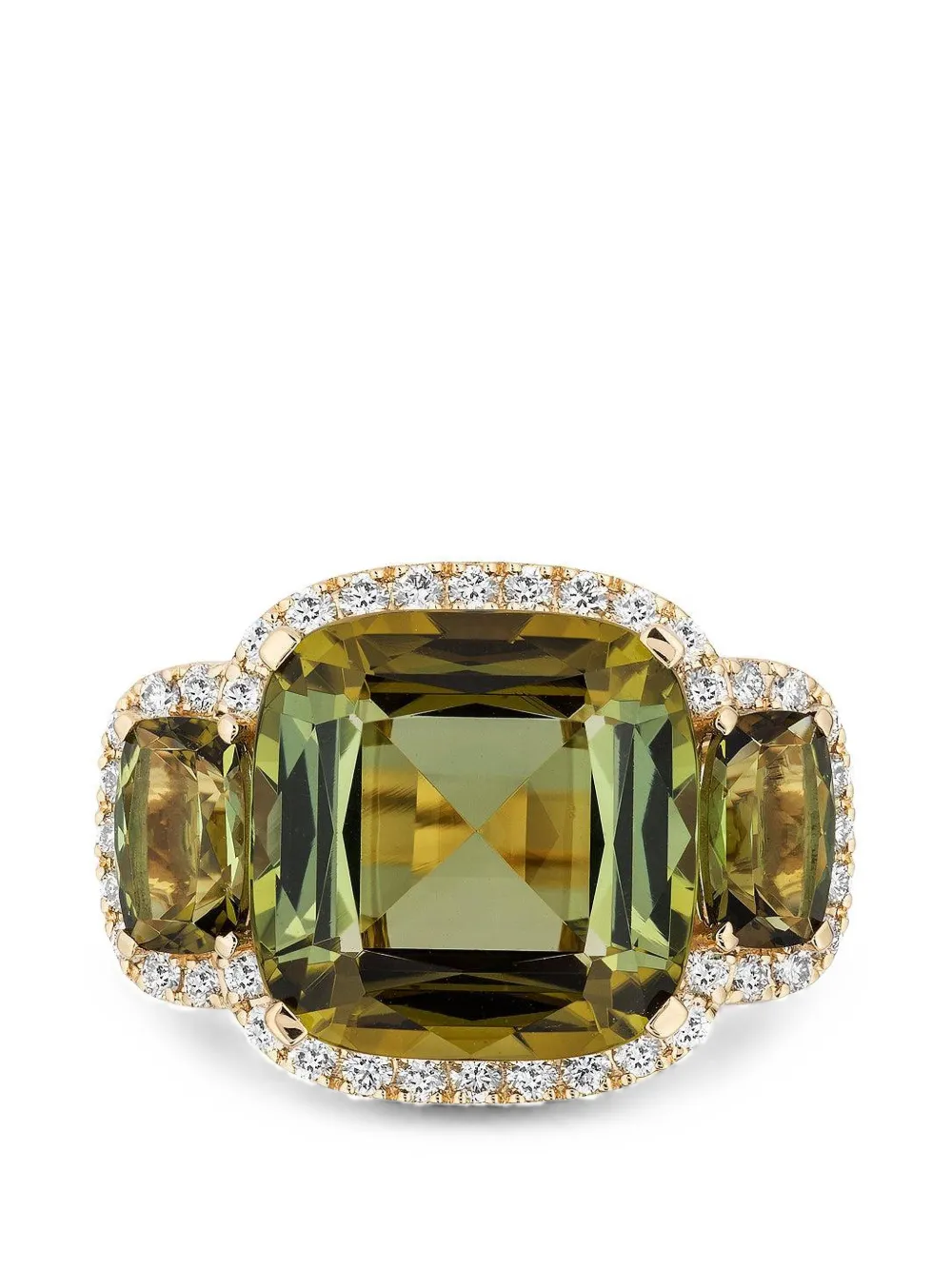 Goshwara G-One tourmaline and diamond ring - Gold