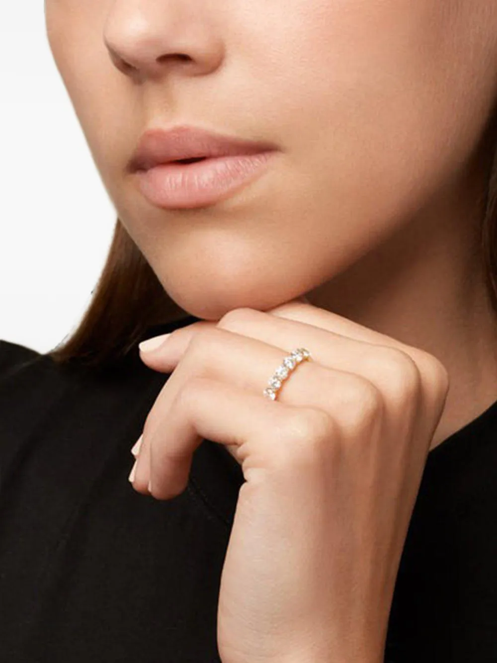 Melissa Kaye Sadie diamond ring - Silber