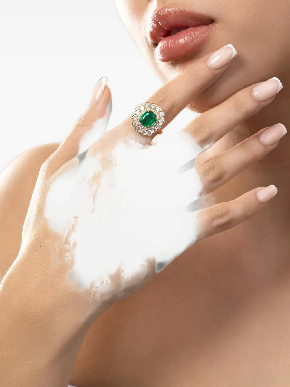 Goshwara G-One emerald and diamond ring - Gold