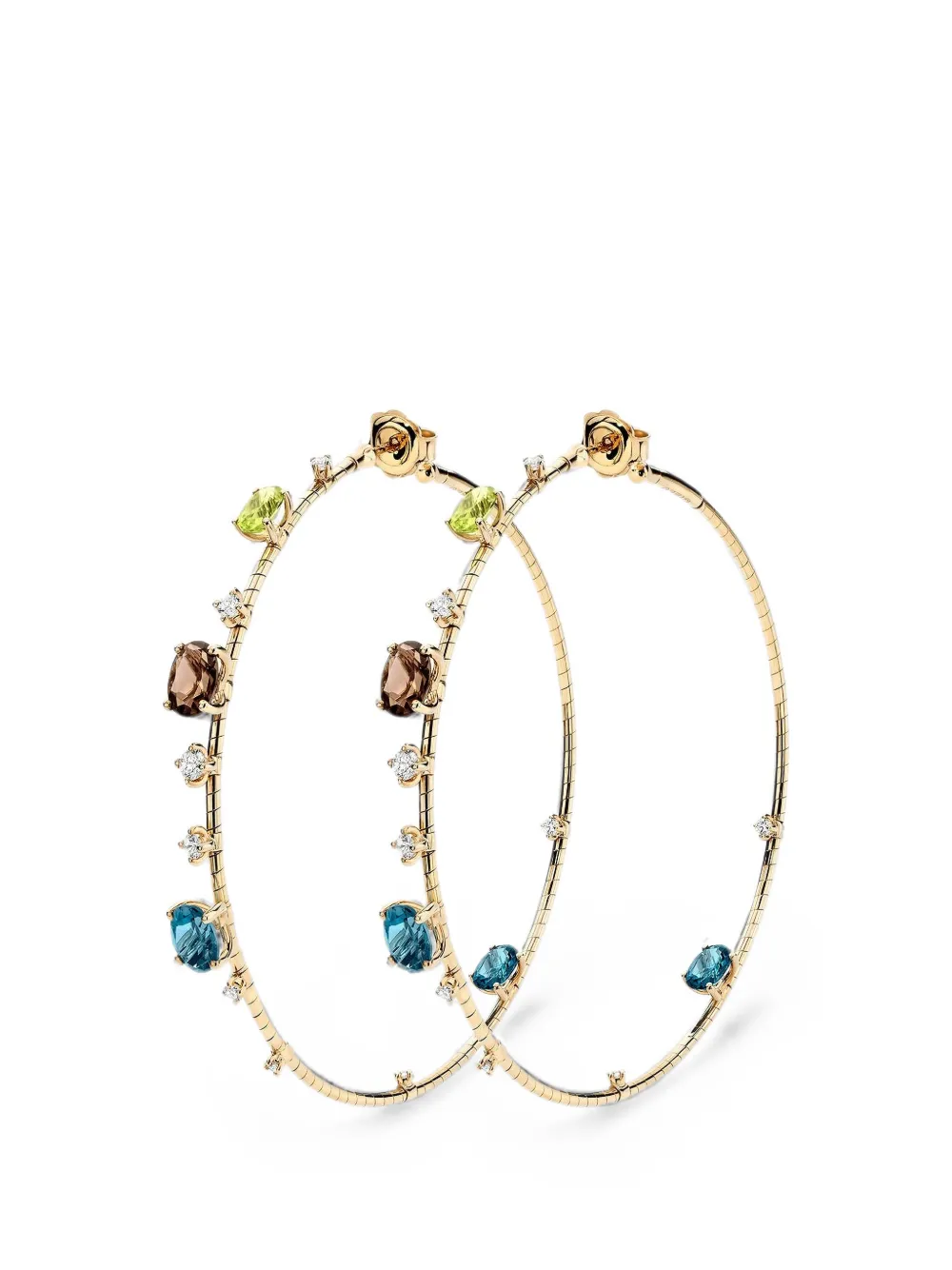 Mattia Cielo multi-stone earrings - Gold