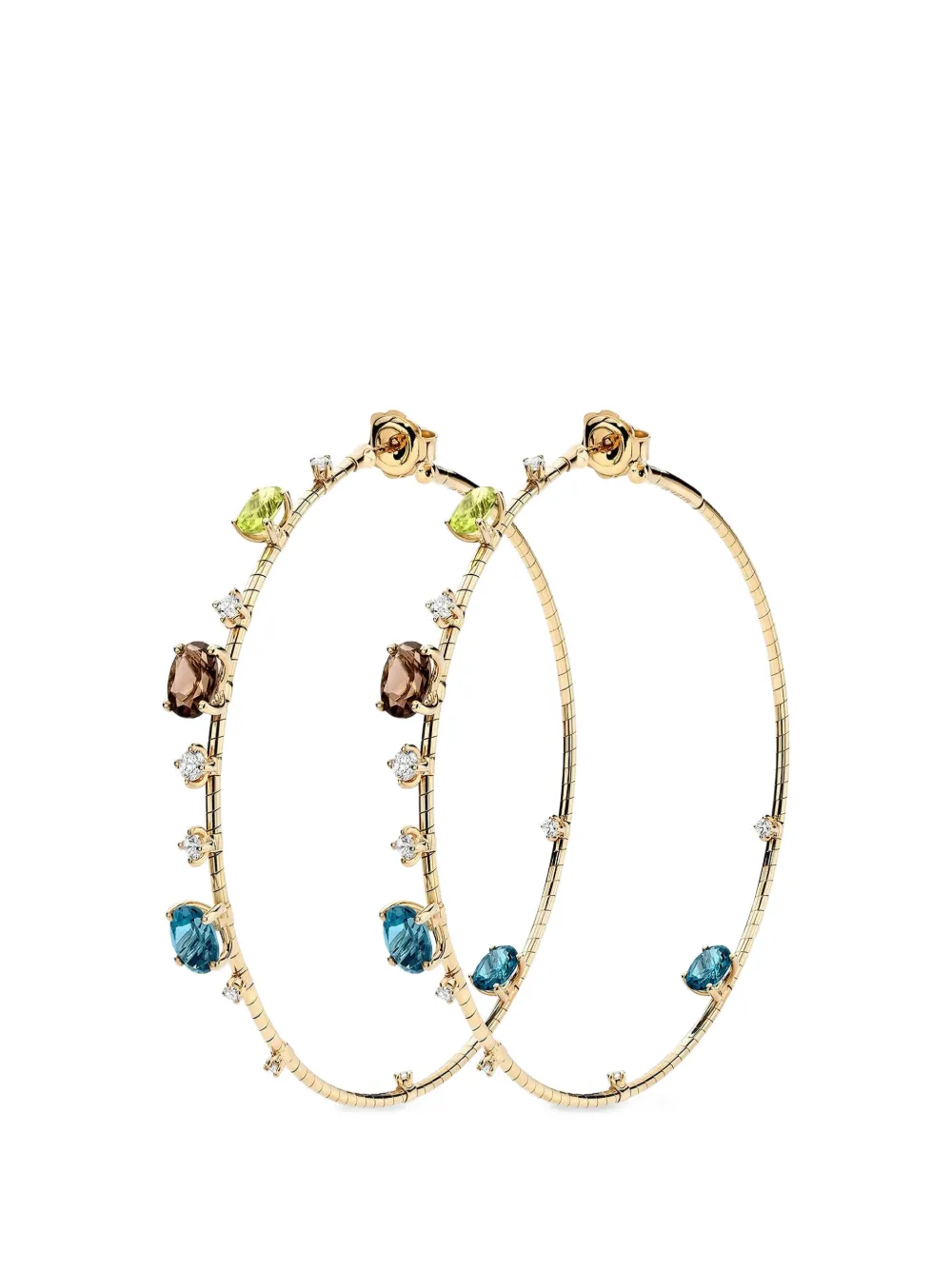 Mattia Cielo multi-stone earrings - Oro