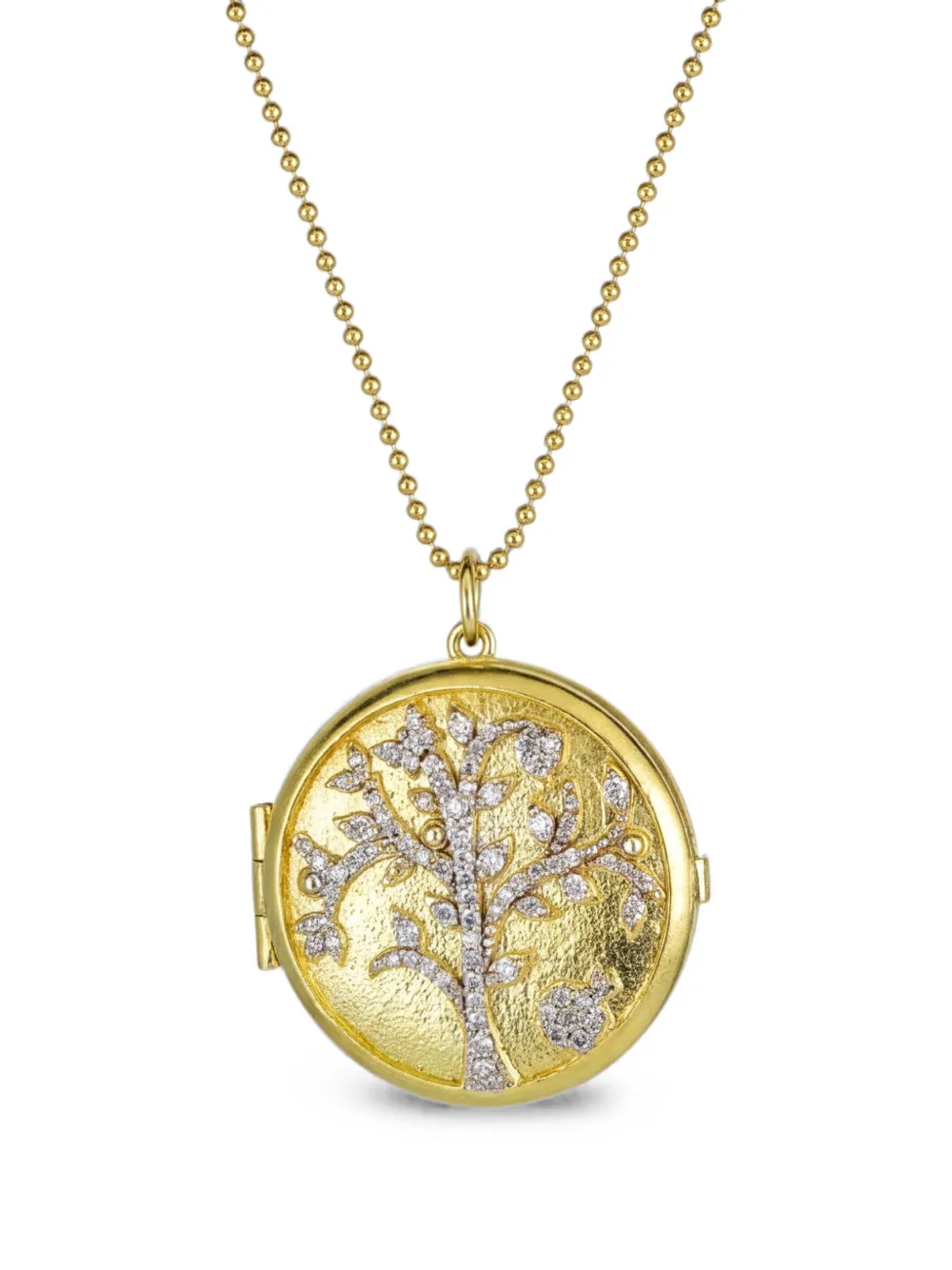 Tanya Farah Tree of Life Halskette mit Diamant - Gold