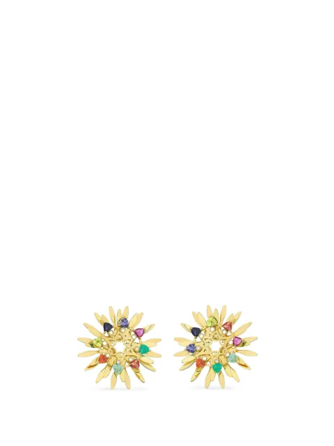 Carol Kauffmann Mandala multi-stone earrings