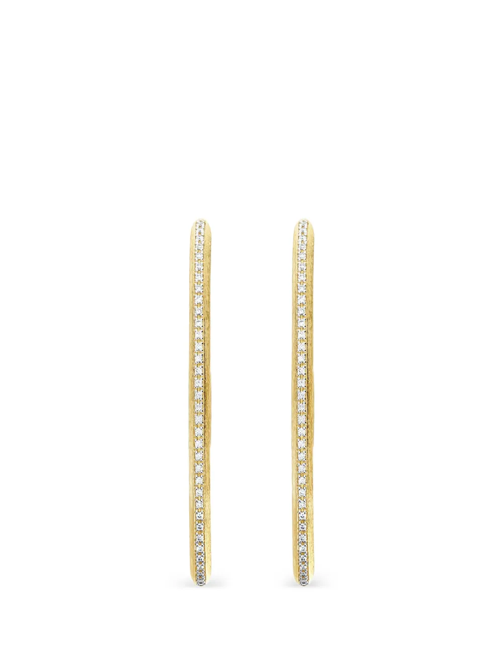 NANIS big Libera diamond hoop earrings - Oro