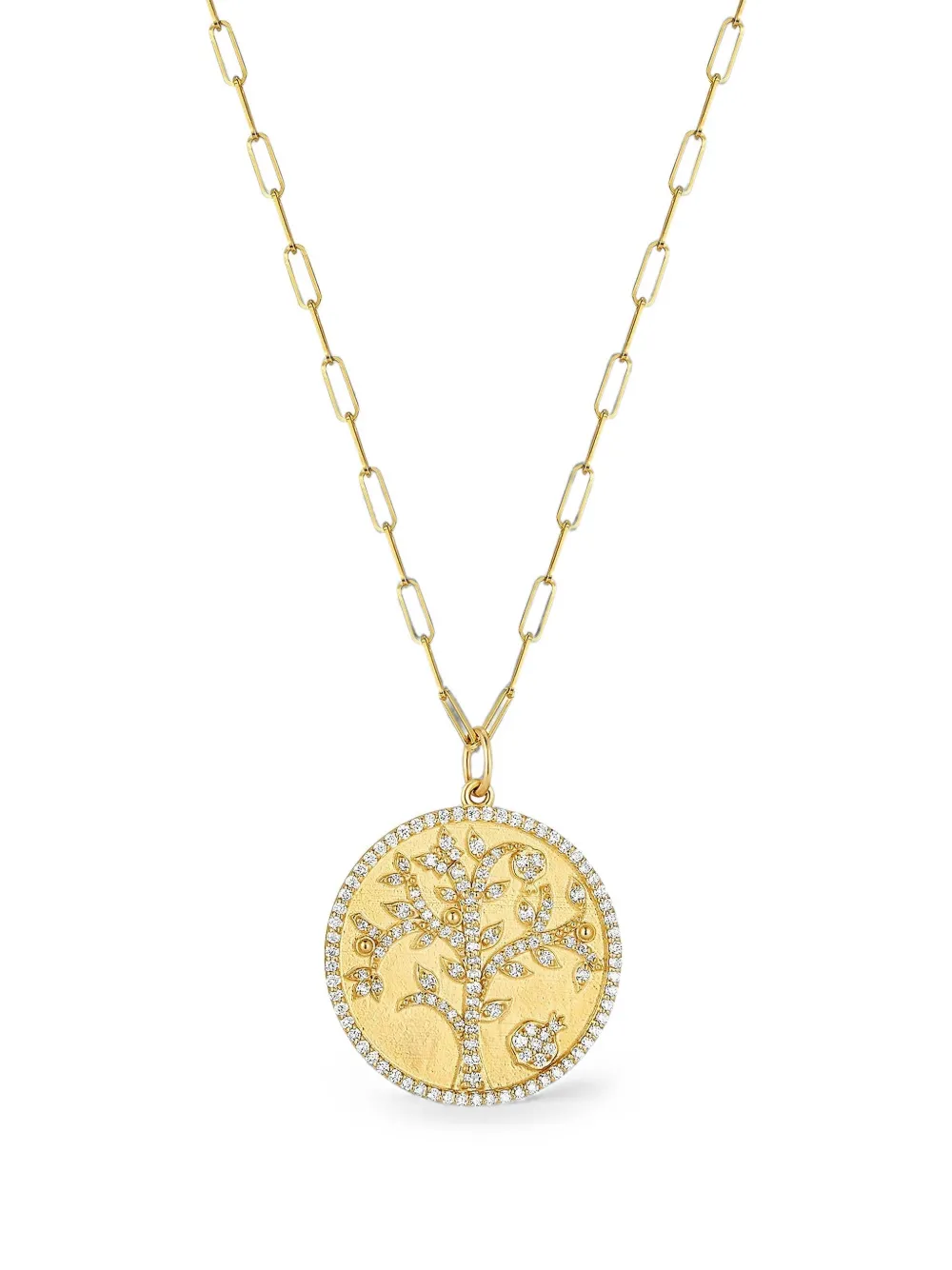 Tanya Farah Tree of Life diamond necklace - Gold