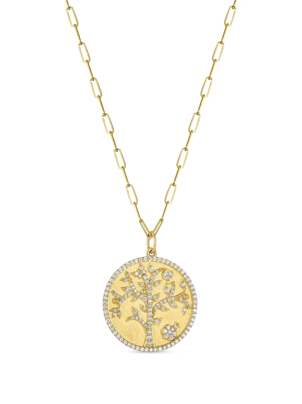 Tanya Farah Tree of Life diamond necklace - Oro