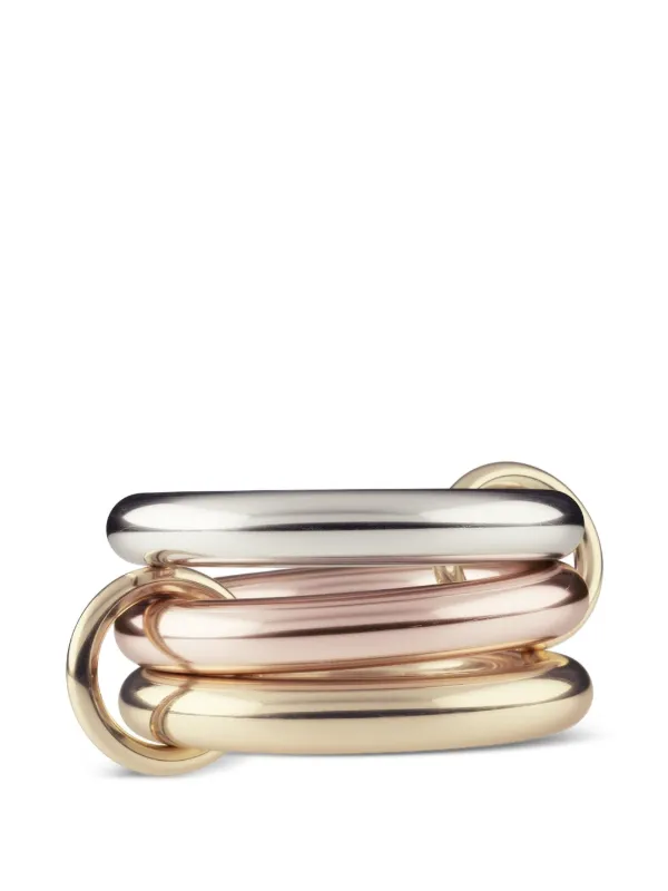 Spinelli Kilcollin Mercury MX Three Linked Ring in Gold