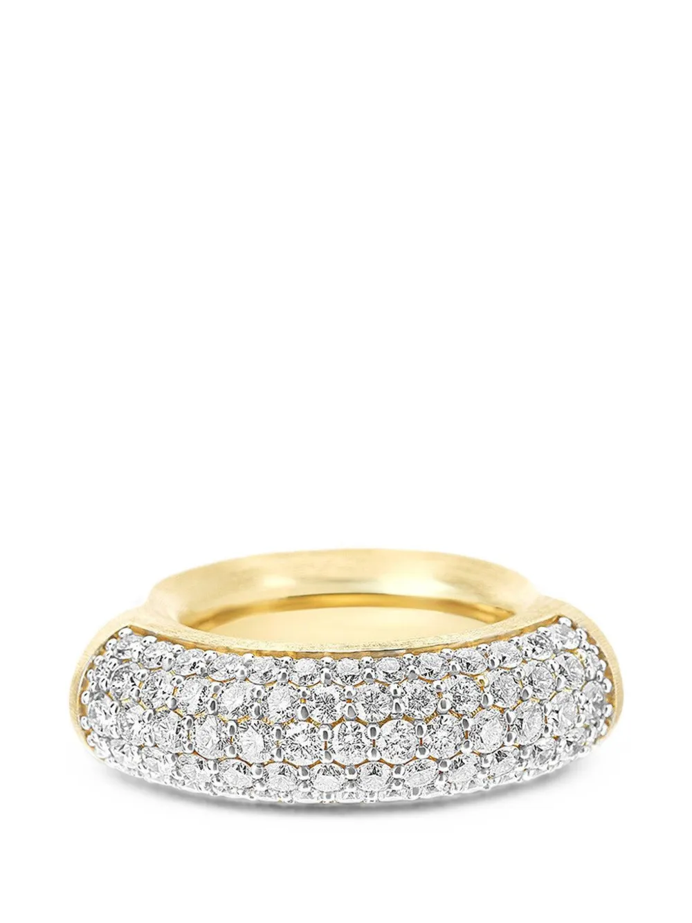 NANIS Libera diamond sculpted ring - Oro