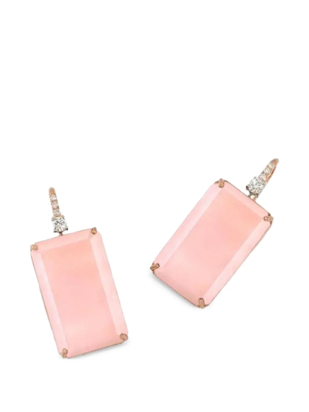 Irene Neuwirth pink opal diamond earrings - Rosa