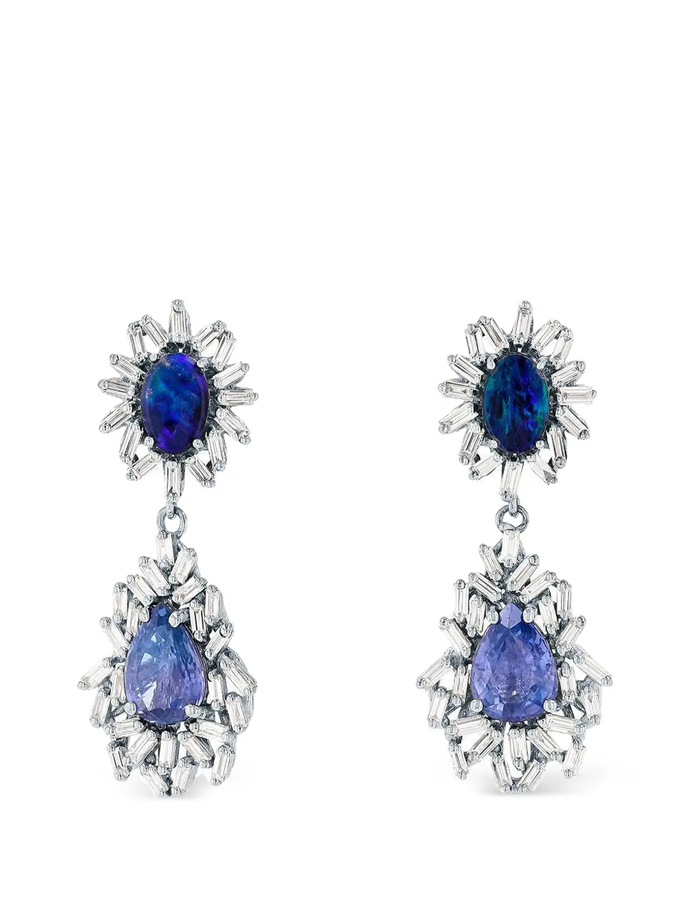 Suzanne Kalan sapphire drop earrings · OS