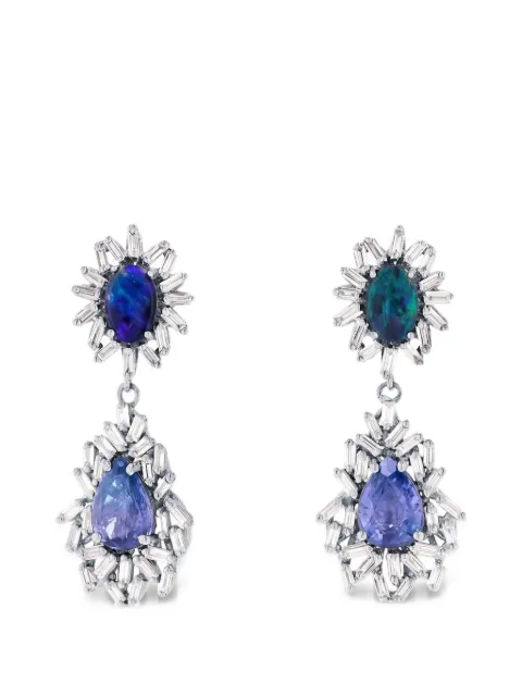 Suzanne Kalan sapphire drop earrings