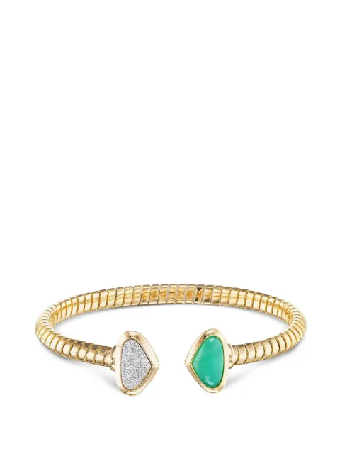 MARINA B Trisolina chrysoprase and diamond bracelet