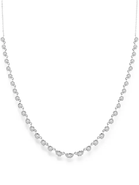 Jade Trau Maverick marquise and round diamond necklace