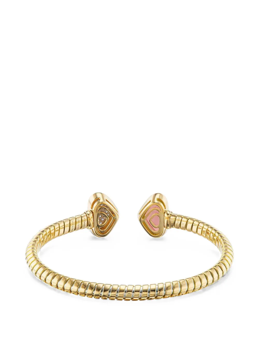 MARINA B Trisolina rose quartz and diamond bracelet - Gold