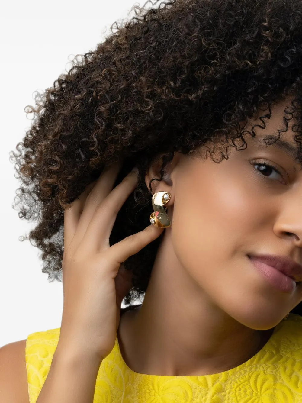 DENISE CASSOU Infinity diamond earrings - Gold