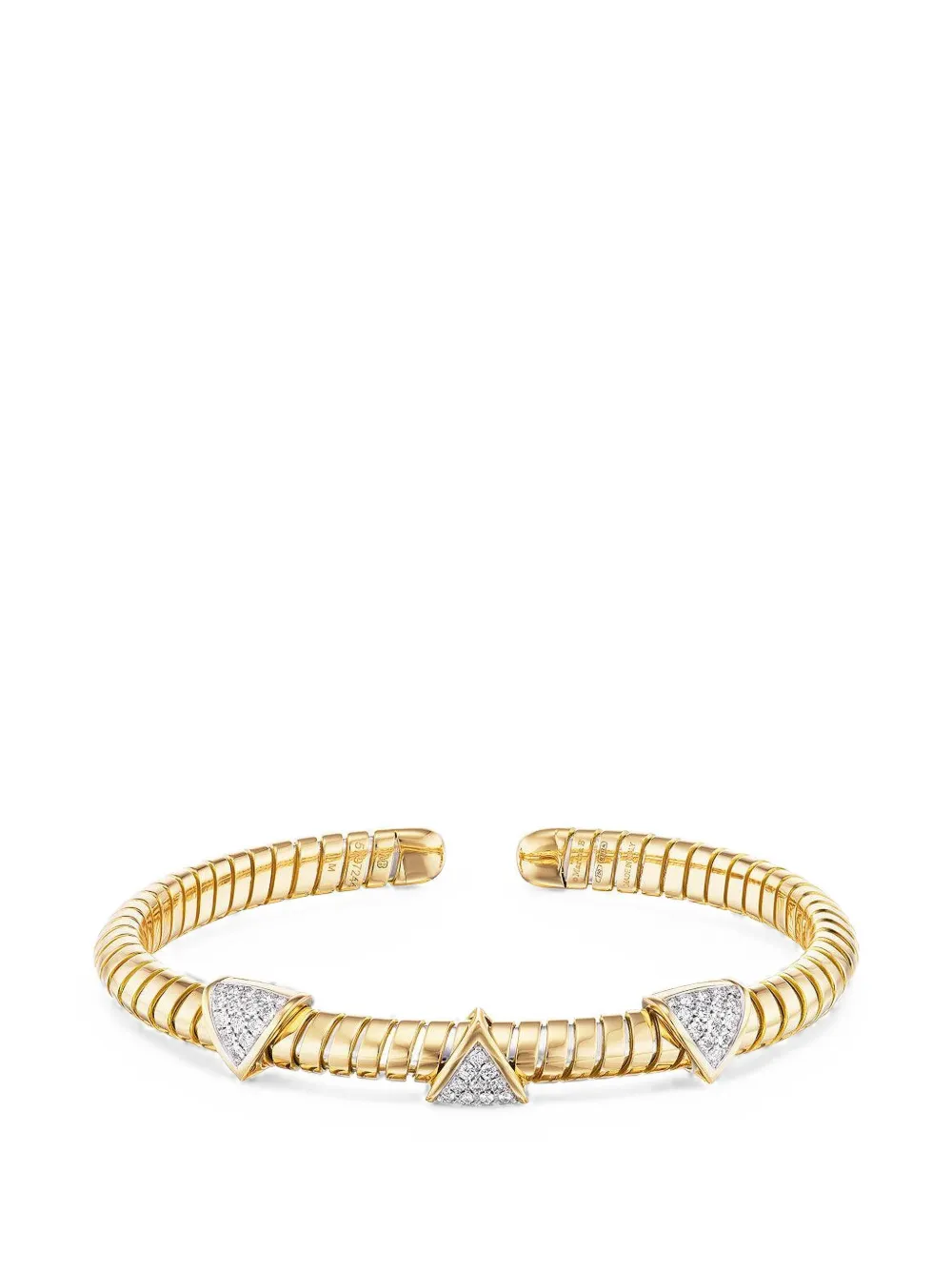 MARINA B Trisolina diamond bracelet - Gold