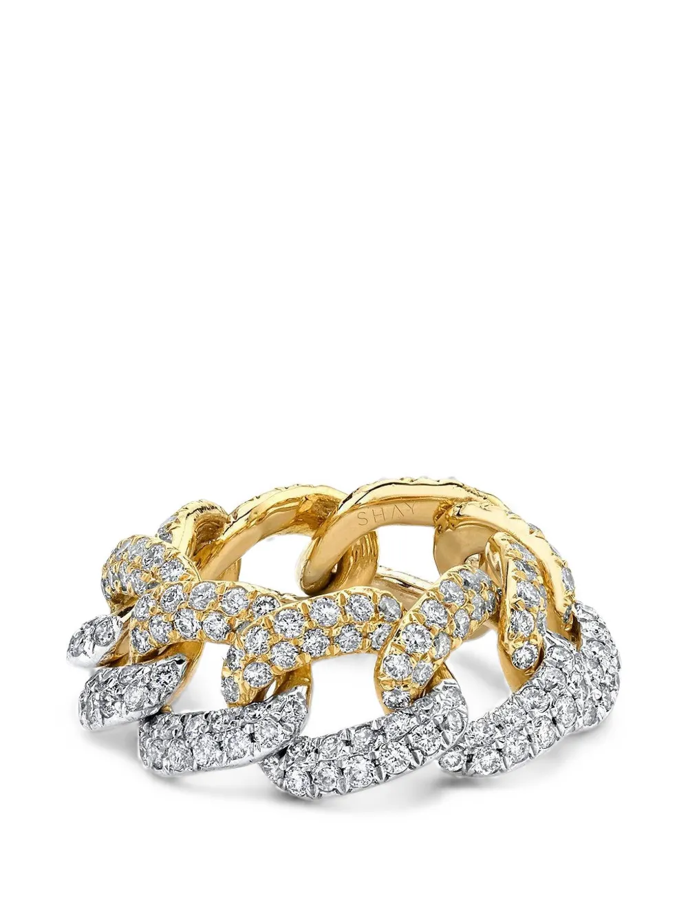 SHAY Essential link diamond ring - Gold