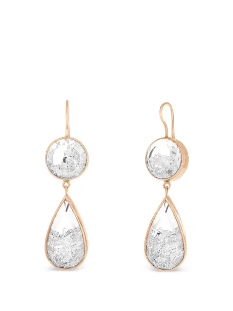 Moritz Glik Shaker diamond drop earrings