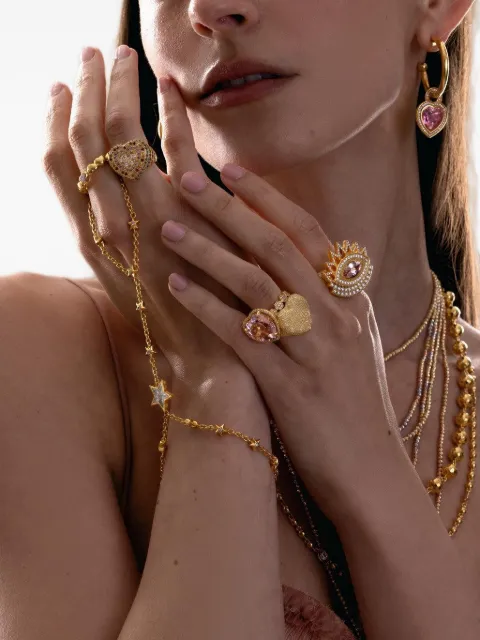 BUDDHA MAMA hollow hoop earrings