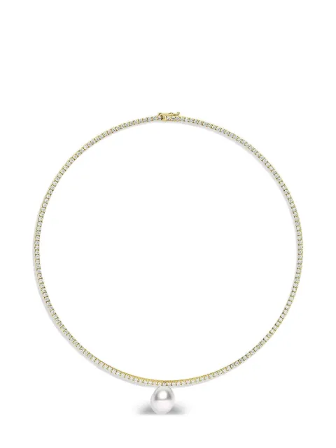 Baggins pearl and diamond necklace