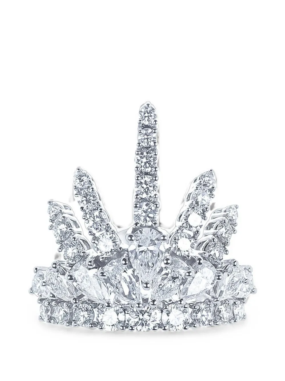 Yeprem Y-Not diamond ring - Silber